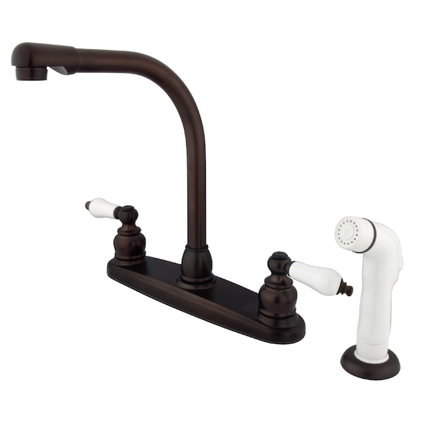Kingston Brass Victorian Centerset Kitchen Faucet, Oil Rubbed Bronze KB715 - main